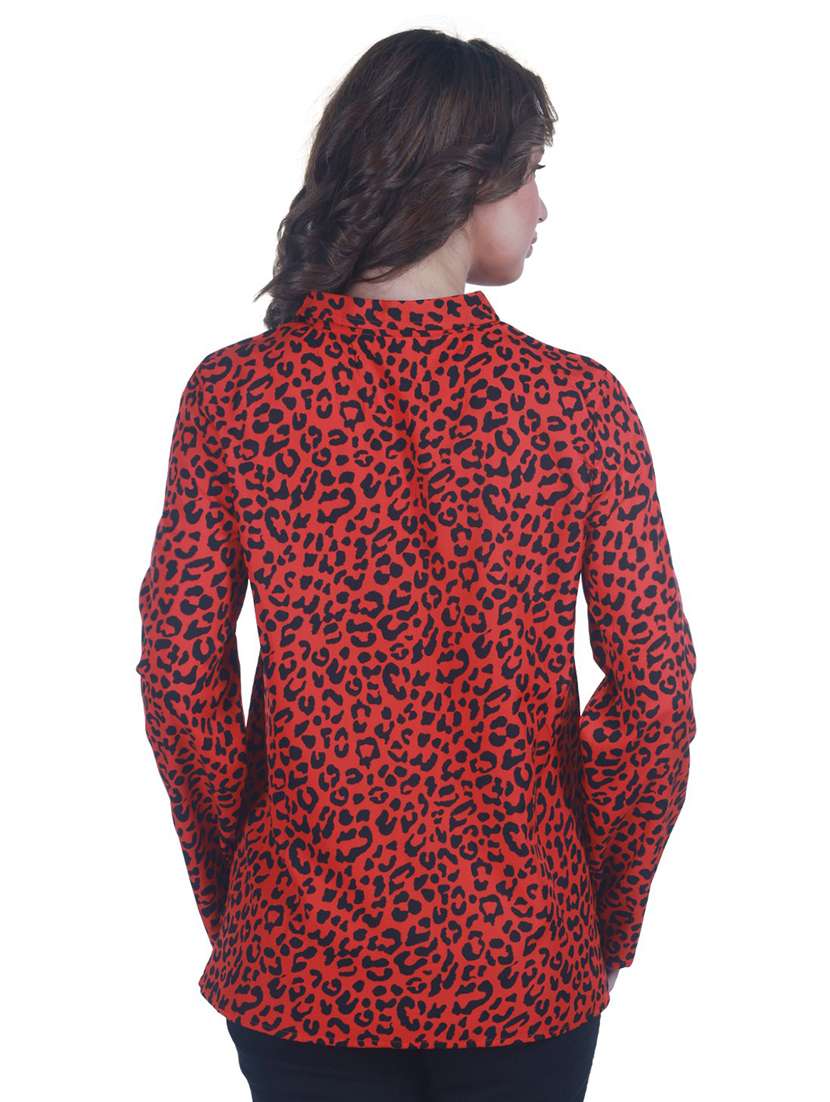 women's straight round neck top - 19298342 - Standard Image - 2