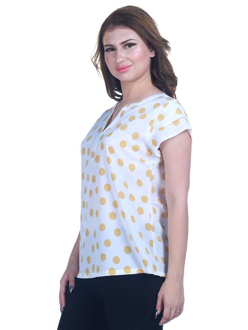 women white printed regular top - 19298353 -  Standard Image - 2