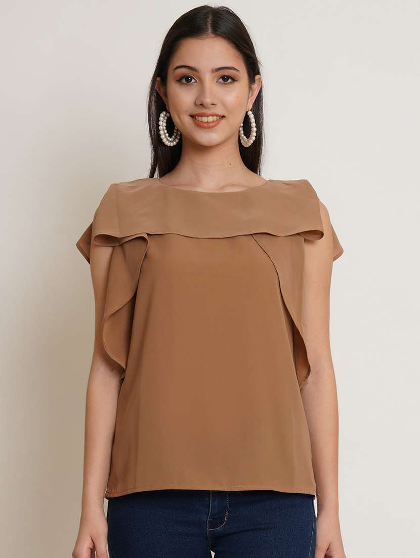 women's layered boat neck top