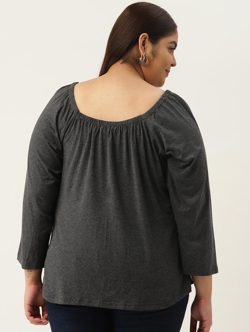 women's straight sweetheart neck top - 19300074 - Standard Image - 2