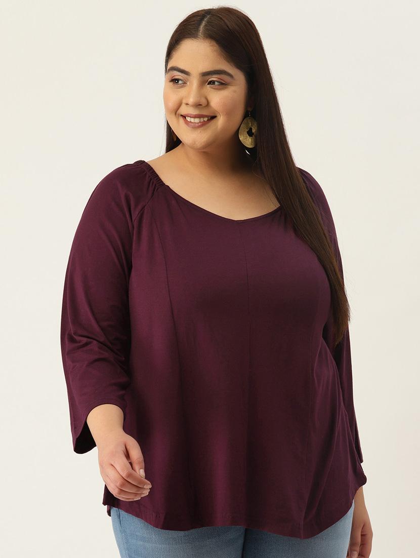 women's straight sweetheart neck top - 19300078 -  Zoom Image - 0