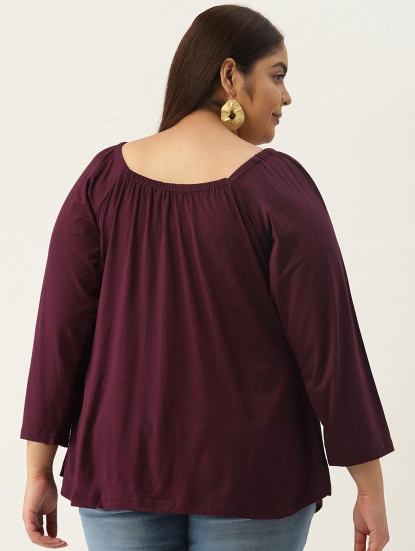 women's straight sweetheart neck top - 19300078 - Standard Image - 2