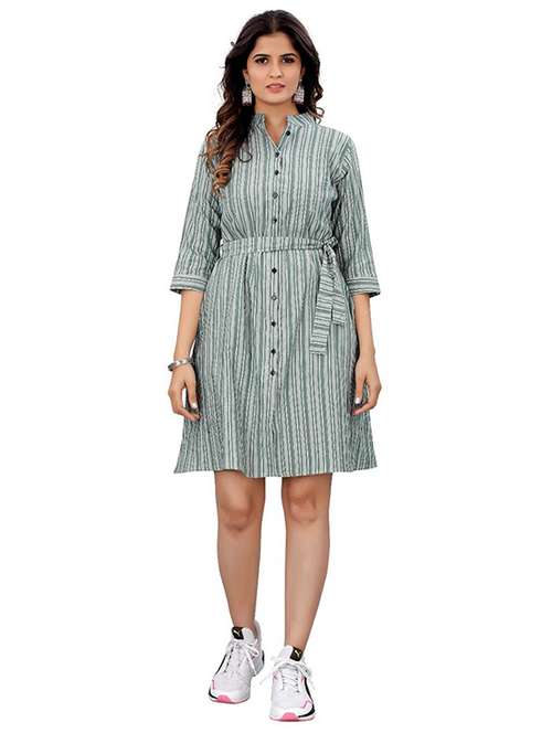 women's shirt striped dress - 19302330 - Standard Image - 0