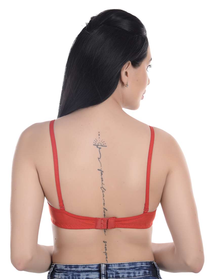 red nylon regular bra - 19302342 -  Standard Image - 2