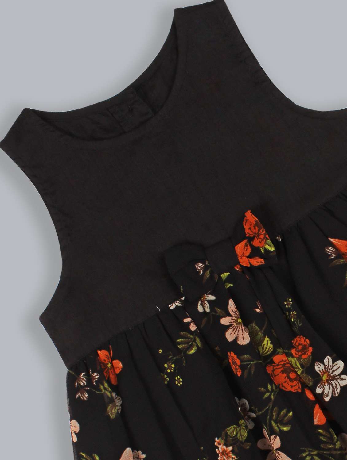 girls round neck sleeveless frock - 19302414 - Standard Image - 2
