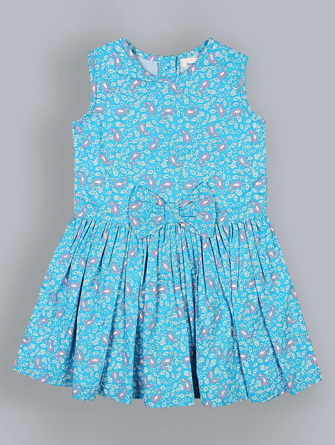 girls printed round neck tee
