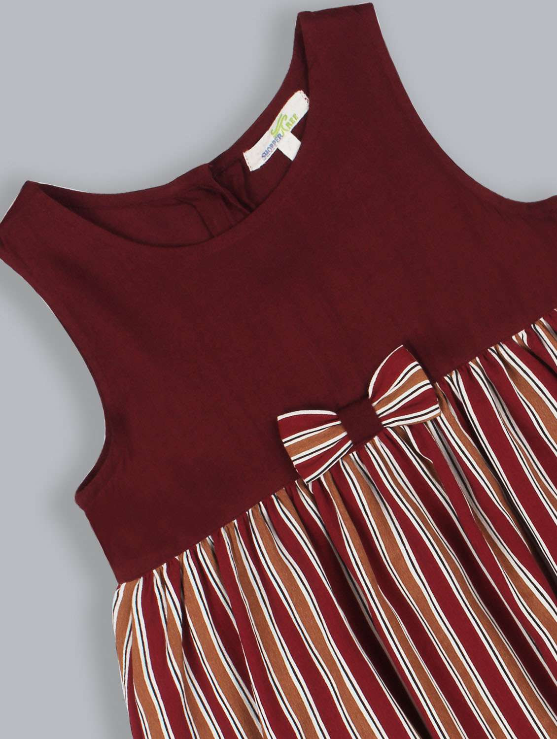 girls round neck sleeveless frock - 19302442 - Standard Image - 2
