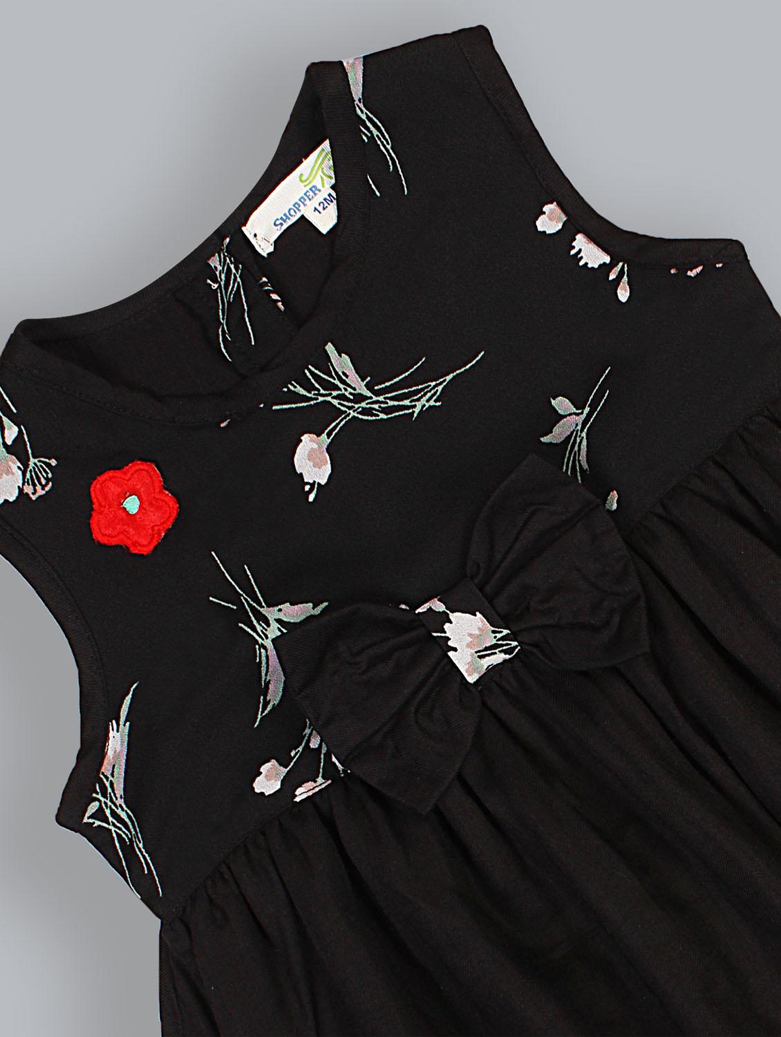 girls round neck sleeveless frock - 19302450 - Standard Image - 2