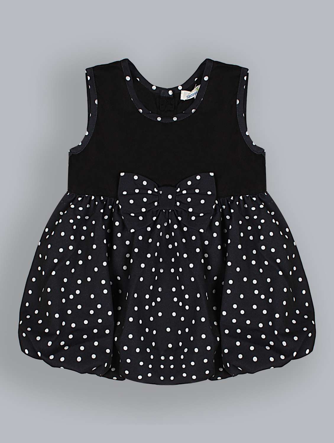 girls round neck sleeveless frock