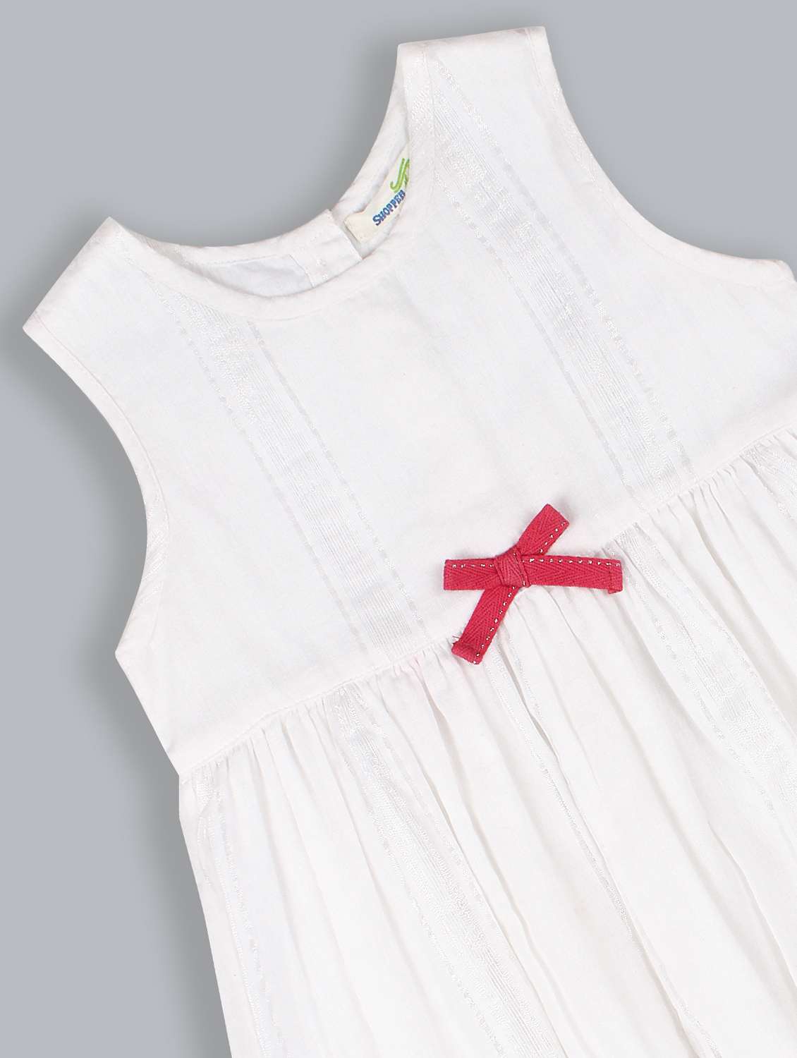 girls round neck sleeveless frock - 19302483 - Standard Image - 2