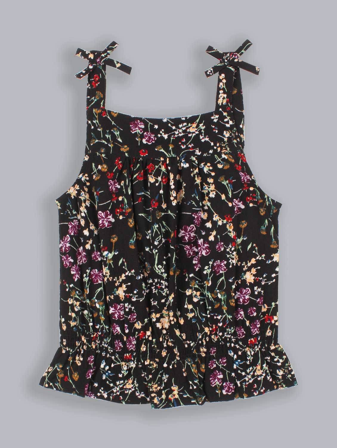 girls printed square neck twin set - 19302529 -  Standard Image - 2