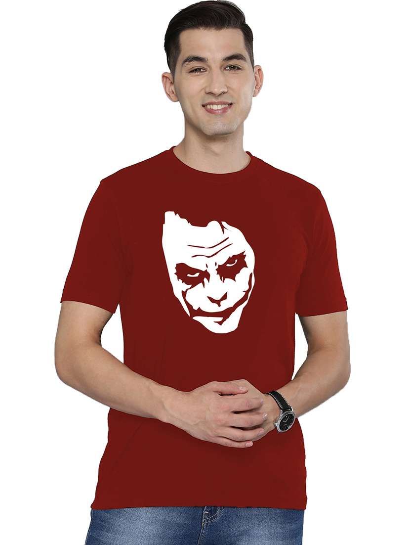 printed cotton short sleeves t-shirt