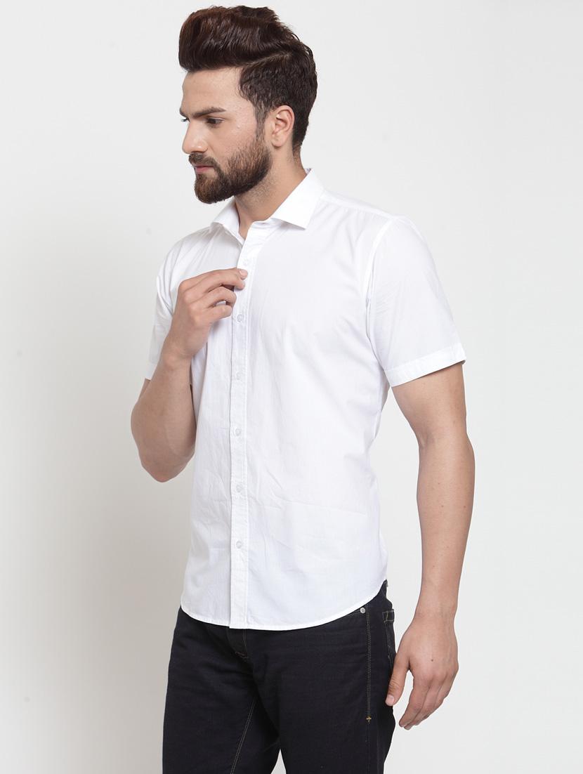 mens solid casual shirt - 19303392 - Standard Image - 2