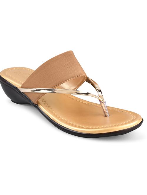 beige slip on sandal - 19303782 - Standard Image - 0