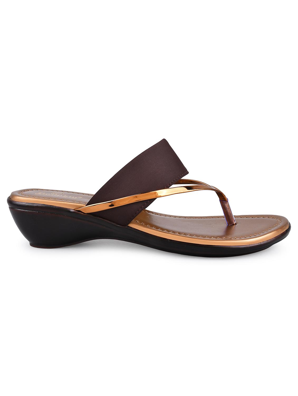 brown slip on sandal - 19303783 - Standard Image - 2