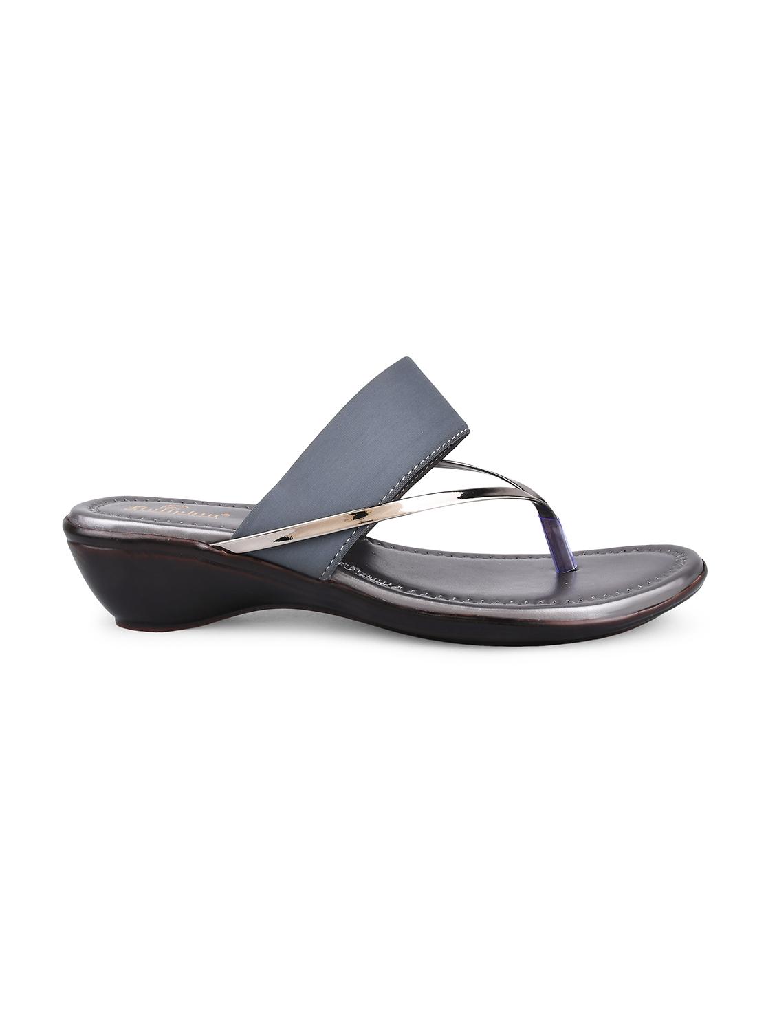 grey t-strap sandal - 19303784 - Standard Image - 2