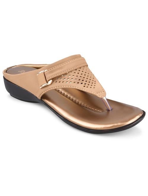 beige t-strap sandal - 19303807 - Standard Image - 0