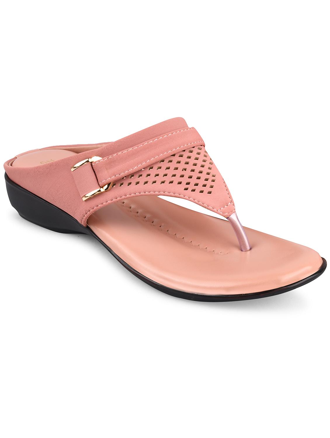 pink t-strap sandal - 19303811 - Zoom Image - 0