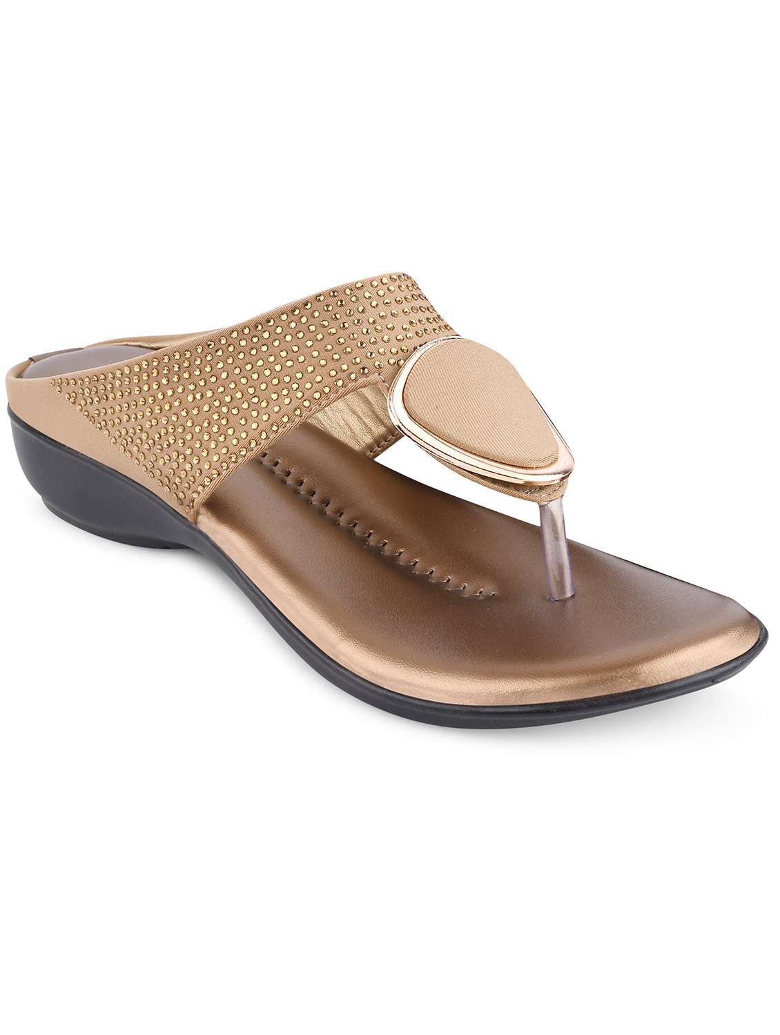 beige slip on sandal - 19303813 - Zoom Image - 0