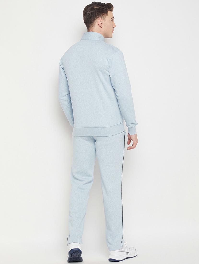 light blue solid full length track suit - 19303827 - Standard Image - 2