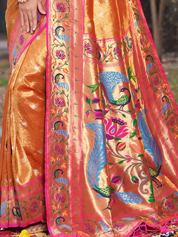 women self design paithani saree with blouse - 19303914 - Standard Image - 2