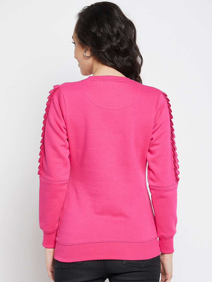 round neck printed regular sweatshirt - 19304471 -  Standard Image - 2