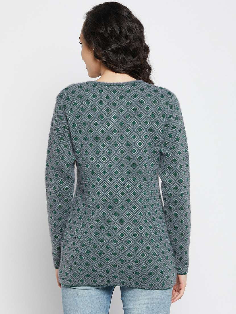 self design wool blend cardigan - 19304796 -  Standard Image - 2
