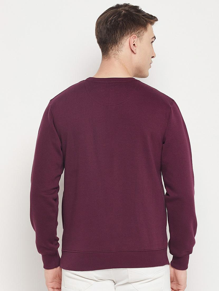 round neck chest print sweatshirt - 19304886 - Standard Image - 2