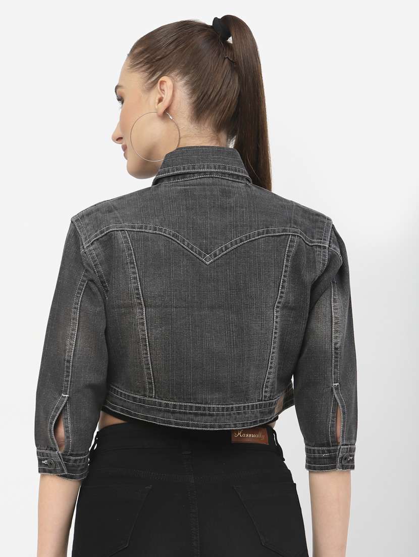 solids regular denim jacket - 19304896 -  Standard Image - 2