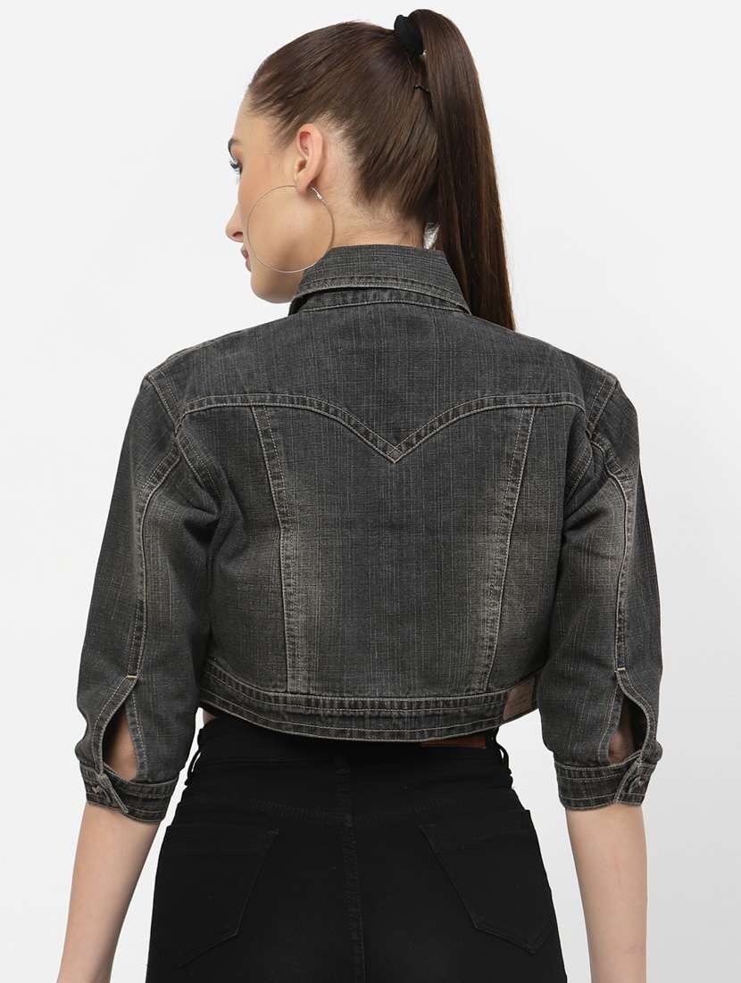 solids regular denim jacket - 19304897 -  Standard Image - 2