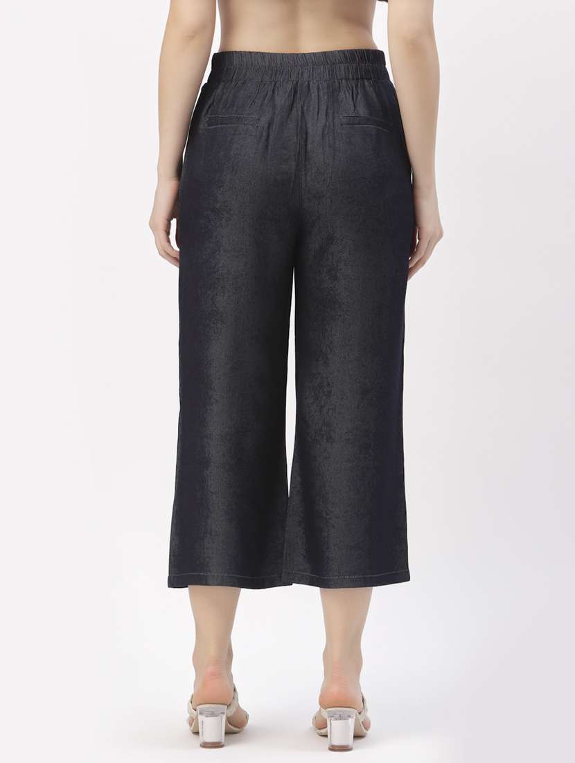 black solid palazzo - 19304904 -  Standard Image - 2