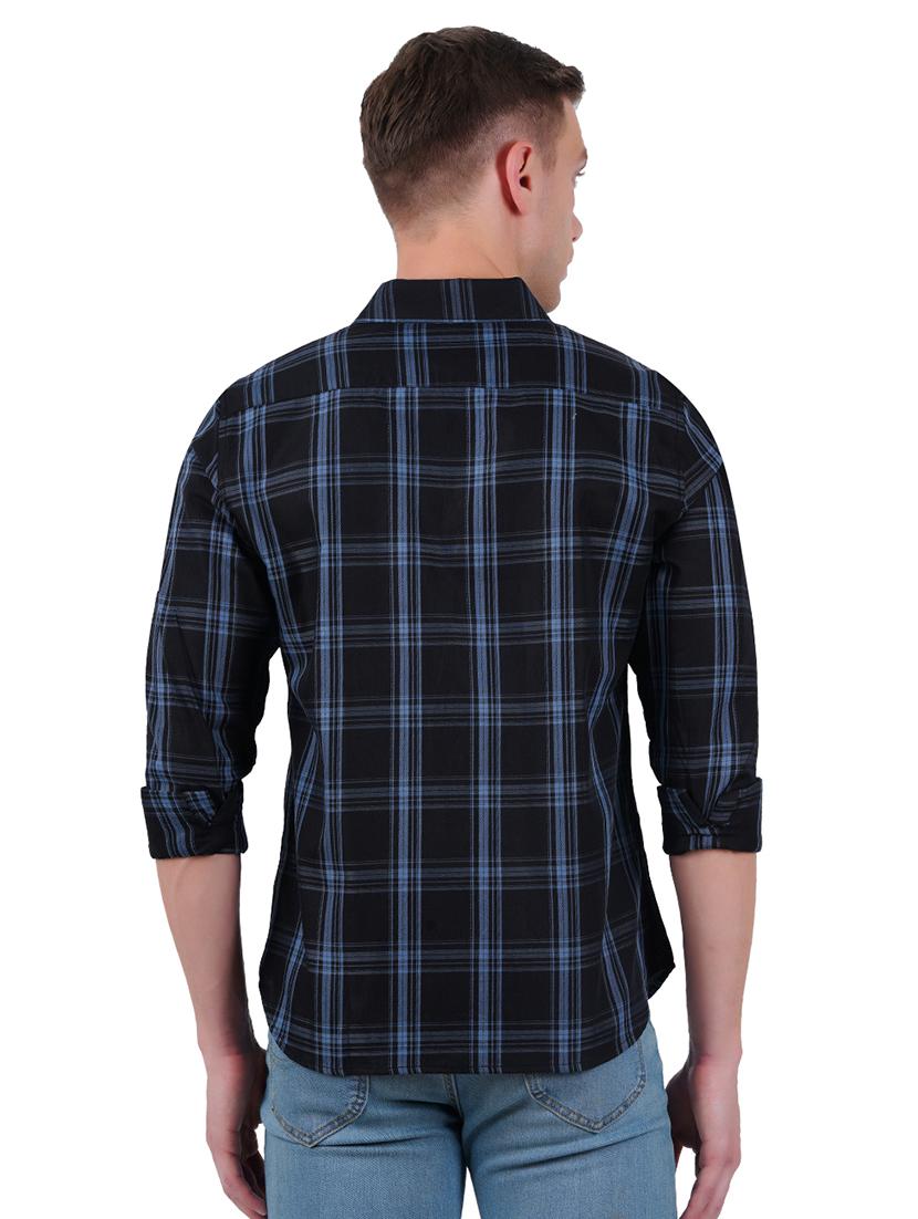 mens checks casual shirt - 19313153 - Standard Image - 2