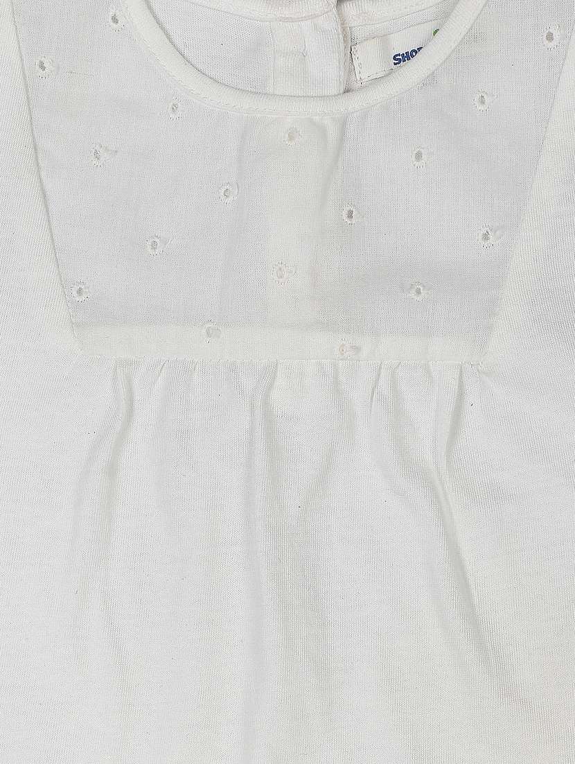 girls white solid shorts set - 19313263 - Standard Image - 2