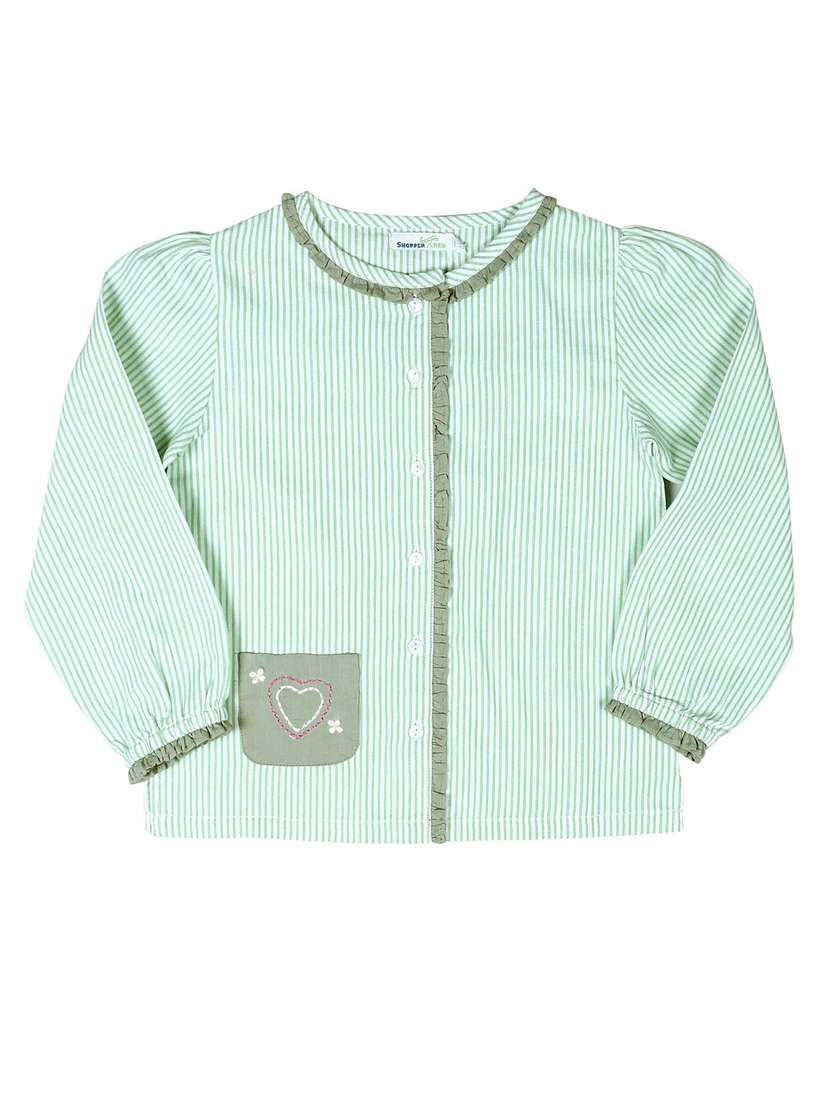 boys green striped pyjama set  - 19313268 -  Standard Image - 2