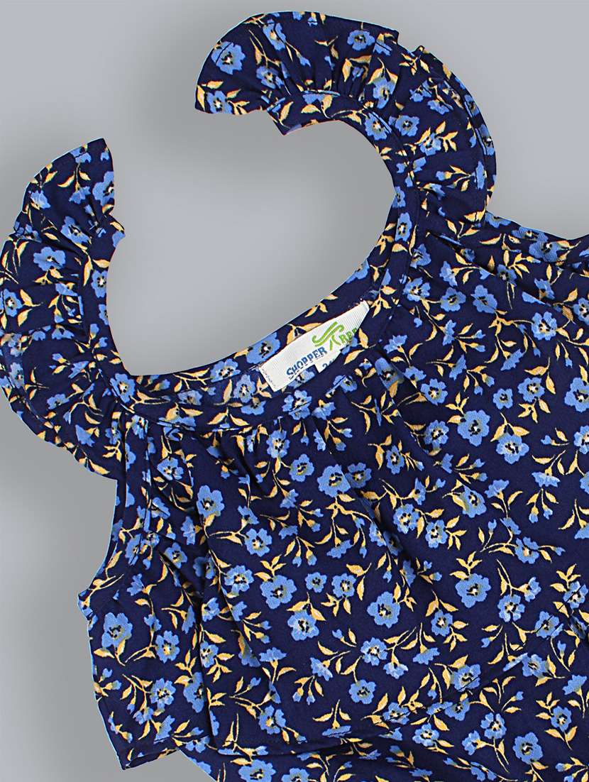 boys blue printed playsuit - 19313275 - Standard Image - 2