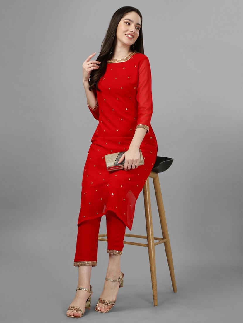 printed kurta pant set - 19313570 - Standard Image - 2