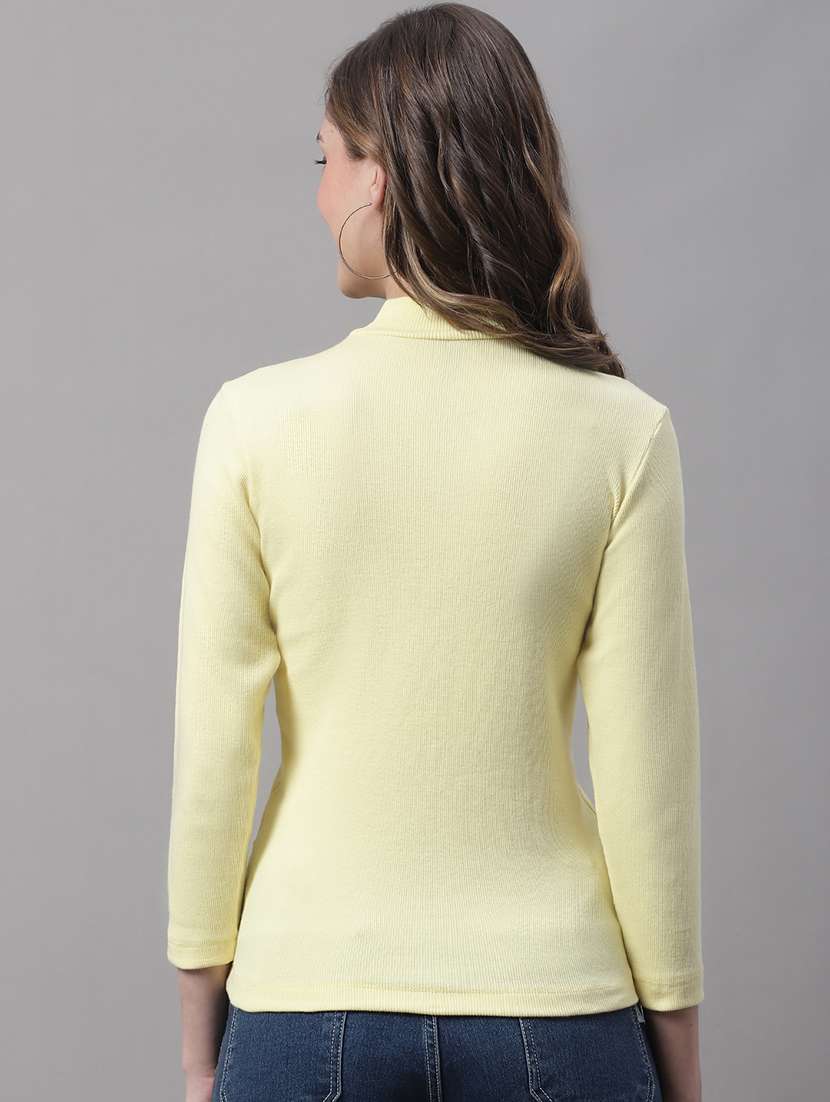 women's straight high neck top - 19313776 -  Standard Image - 2