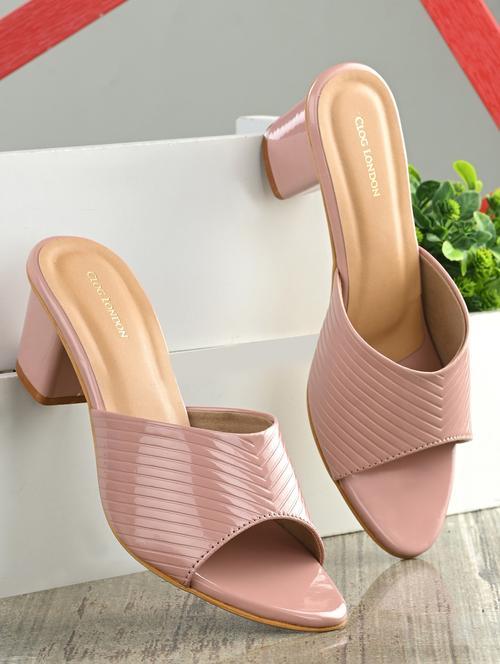 women slip on block heel - 19313860 - Standard Image - 0