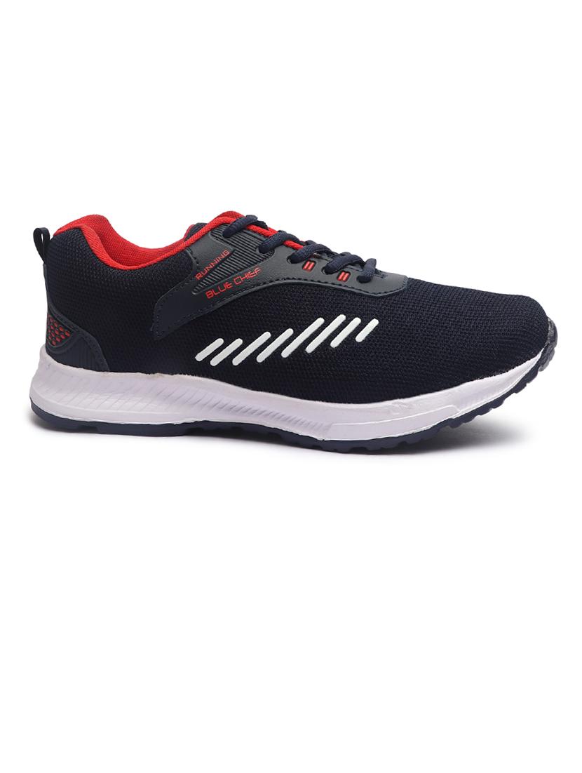 red synthetic sport shoes - 19323158 - Standard Image - 2