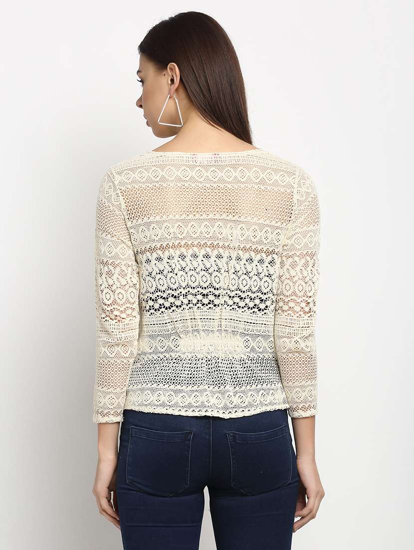 women lace detailed regular shrug - 19323614 -  Standard Image - 2