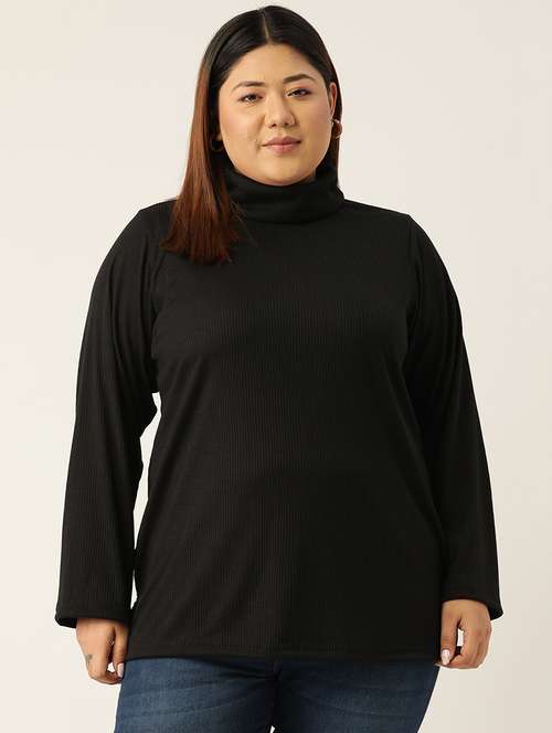 women's straight high neck top - 19326212 -  Standard Image - 0