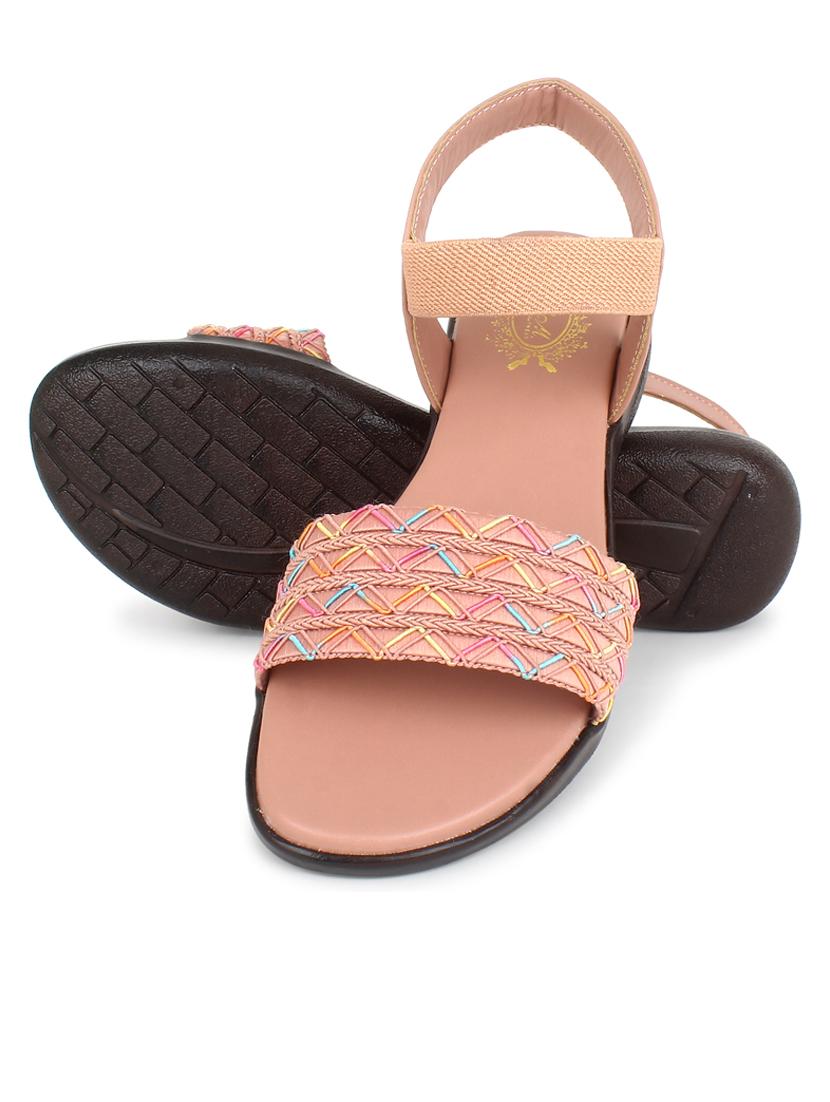 pink back strap sandal - 19328202 - Standard Image - 2