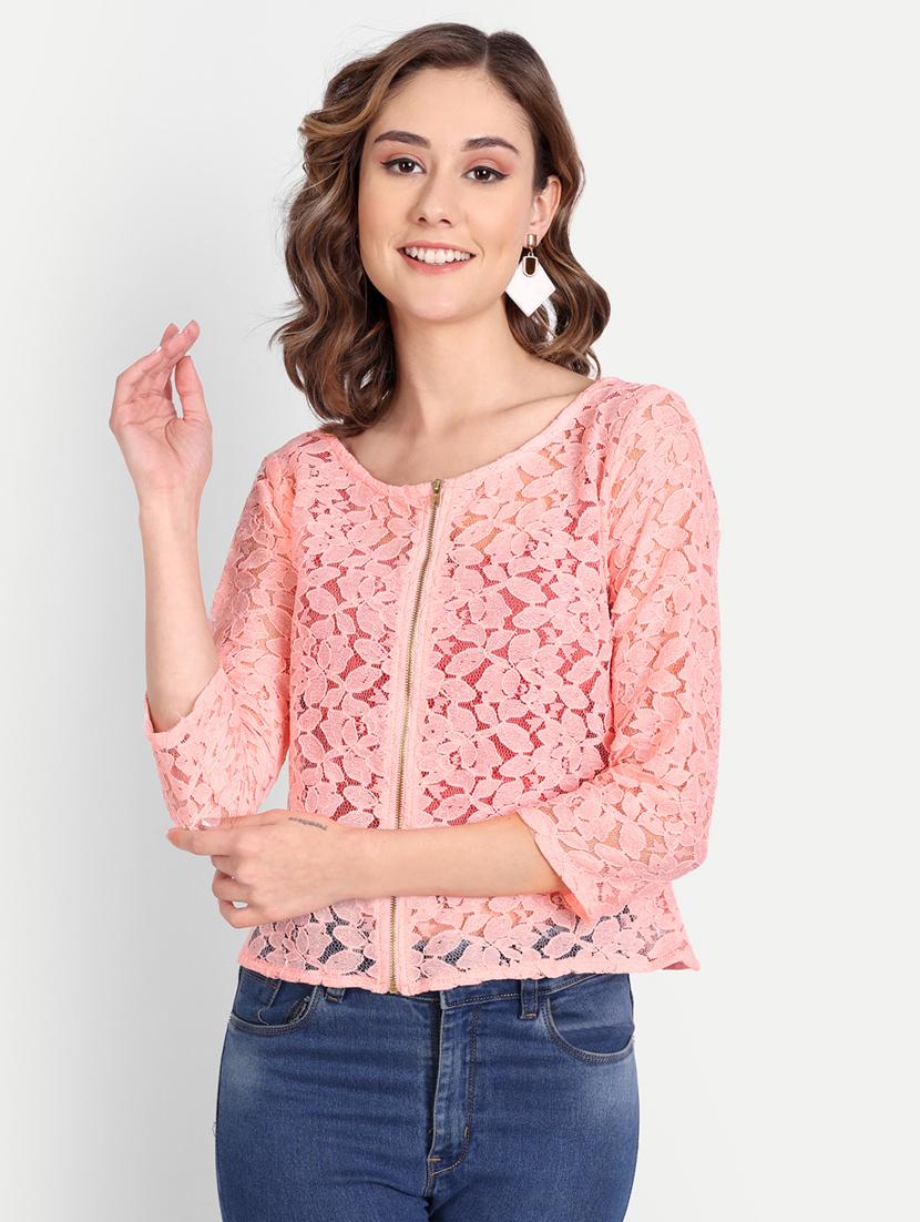 women's straight round neck top - 19329161 -  Zoom Image - 0