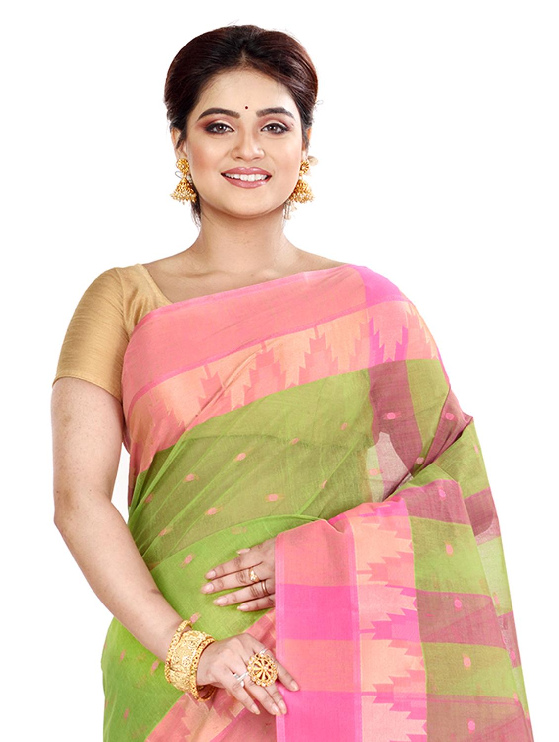 women's self design green colored saree - 19329236 - Standard Image - 2