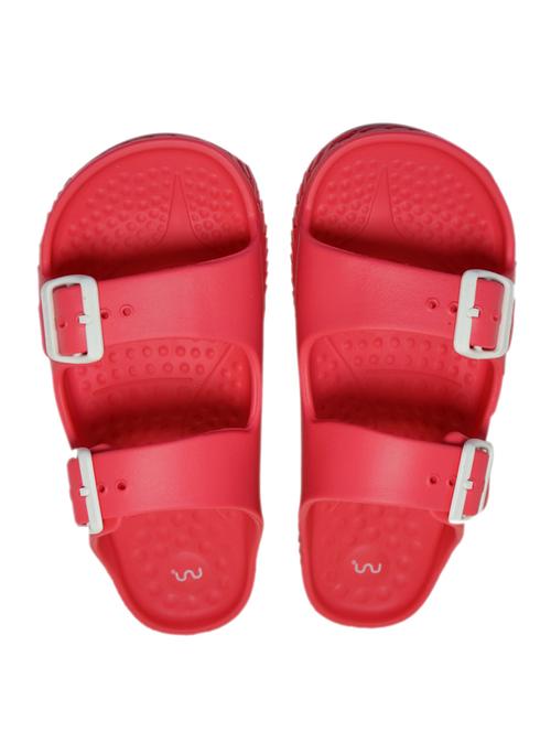 pink synthetic slides flip flops - 19329728 -  Standard Image - 0