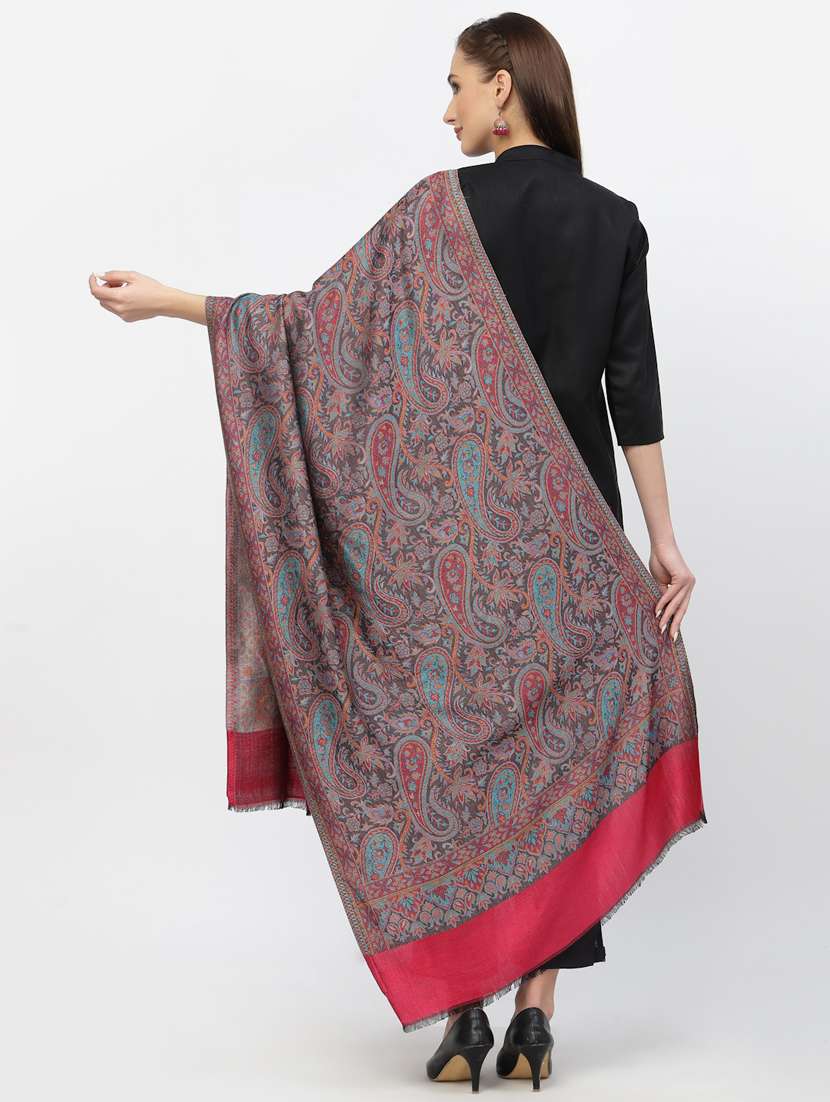 women's paisley print stole - 19330214 - Standard Image - 2