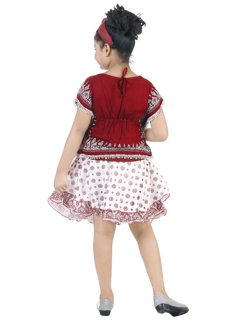 girls self design frock - 19330233 - Standard Image - 2