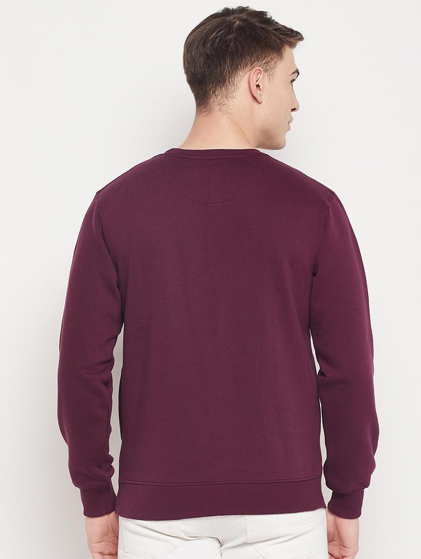 round neck chest print sweatshirt - 19330389 - Standard Image - 2