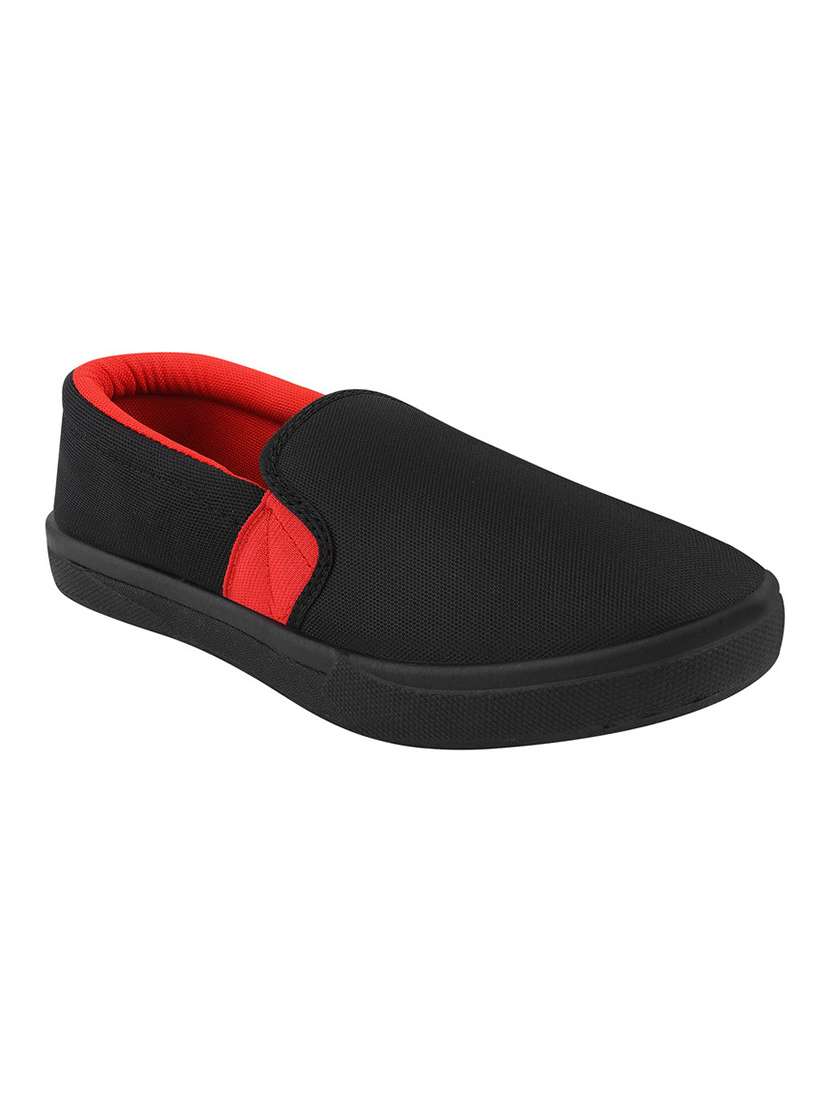 black slip on shoe