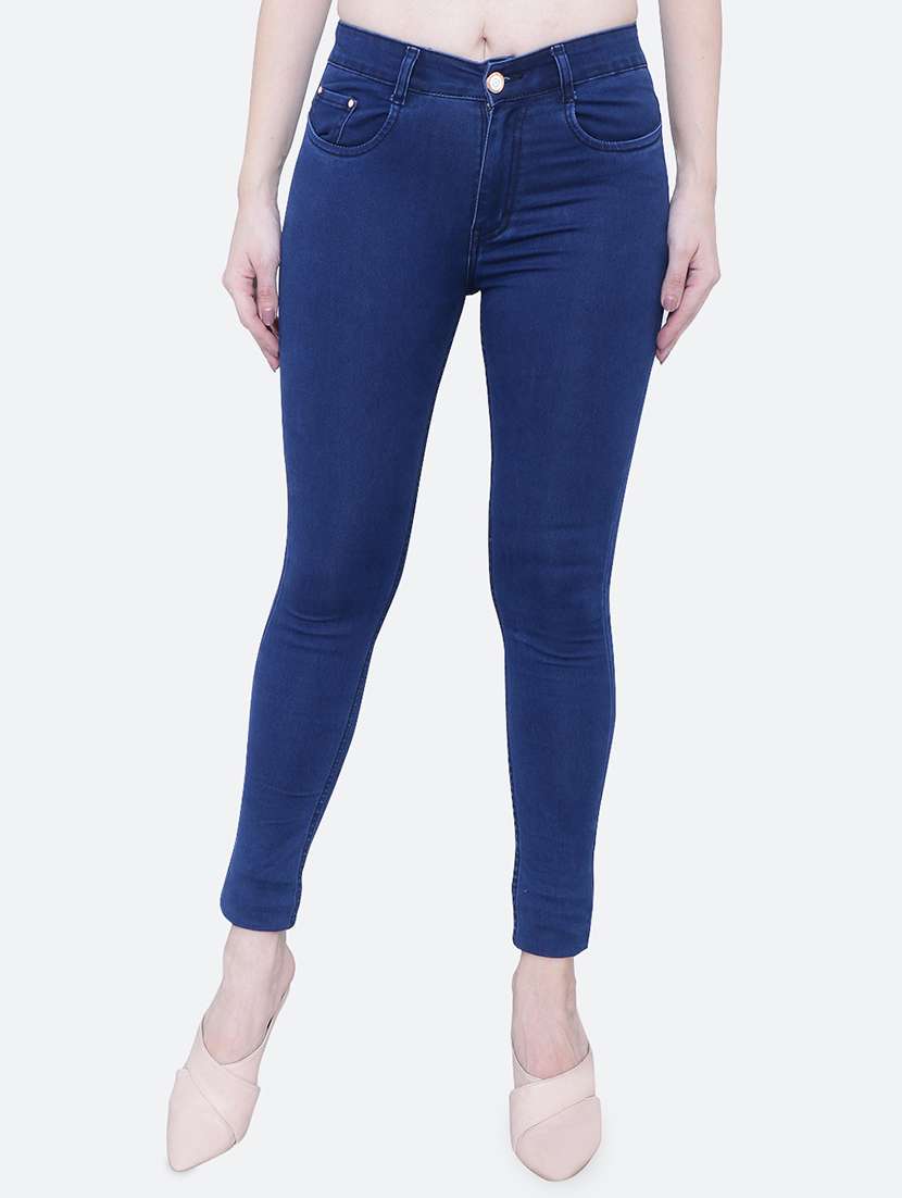women's plain slim fit jeans